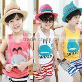 Online Wholesale Kids Clothes Cotton Fabric Children Vest Of Child Clothing thumbnail-1