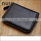 Portable High Quality Custom Leather Zipper Coin Purse thumbnail-2