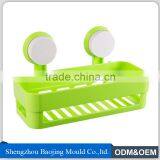 Bathroom shelf multifunctional PP Kitchen shelf with suction cups