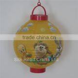 Various color hanging paper lantern with battery