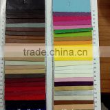 PU napad design pu raw material leather for Bag brush backing soft copy pu leather nubuk quality same as pu