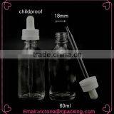 60ml Clear Glass Bottle thumbnail-1