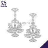 China supplier wholesale high quality 925 sterling silver dangle earrings