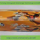 Golden Glow 35mm Instant Light Arab Shisha Charcoal for Hookah