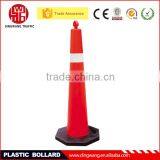 Made in China DINGWANG Rubber base Flexible Parking Bollard