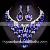2016 New Fashion Cheap[ Crystal Rhinestone Necklace and Earring Sets Bridal Wedding Jewelry Set thumbnail-3