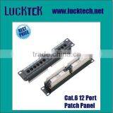 19'' 1U Cat.6 12 Port Voice Network Patch Panel