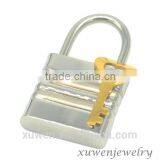 Lock Shape Stainless Steel Fancy Pendant Designs for Girls