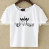 Lovely Red Mouth Cotton Custom Crop Top for Woman thumbnail-5