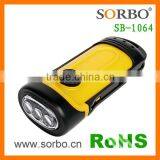 Wind-up Dynamo Rechargeable Emergency LED Flashlight Torch With Waterproof Function thumbnail-5