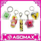 Factory Direct Sell Photo Clear Rectangle Keychain Acrylic Custom Key Chain thumbnail-6