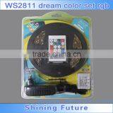 IP65 Silcone Glue Coated 30leds 12V SMD5050 RGB WS2811 Led Strip thumbnail-1