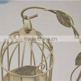 2015 New Style Metal Leaves Bird Cage Candle Holder thumbnail-2
