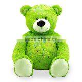 Plush Teddy Bear With Glitter Fabric Kids Toys Promo Toys Chubby Bear thumbnail-1