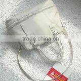 Women Leather Decorate Women Leather Tote Bag Oversize Purse Tote Weekender Bag thumbnail-2