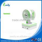 Portable Solar Wireless Charger With Power Bank 10000mah Led Light and Mini Fan thumbnail-1