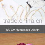 Top Quality Mobile Phone USB Sync Data Cable 1m Nylon Data Line 2A Fast Charge for Apple IPhones 5/5s/se/6/6s/6s Plus/ipad Mini thumbnail-3