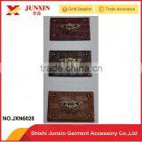 2016 New Products Custom Embossed Jeans Sew on Leather Label Patch