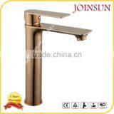 Hot Sale Rose Gold Unique Design Brass Basin Faucet thumbnail-1
