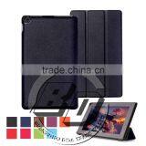 Manufacturer Wholesale Three Folding Slim PU Leather Tablet Case For 2015 Amazon New Fire 7 Fast Delivery