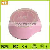 2015 Hot Sell High Quality Pink Plastic Pet Bowl