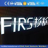 3d Front& Backlit Led Light Embossing Acrylic Letter Sign