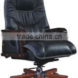 High back classical leather executive swivel offic chair