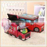 Car Style Printing Child Toy Storage Box thumbnail-2