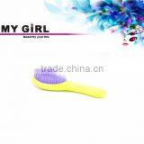 New Design Hot Selling Flowery Colorful Tangle Hair Brush thumbnail-3