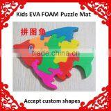Eco-friendly Fish EVA Kids Foam Toys Puzzle With Various Size and Type