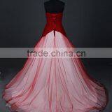 RSW884 Red And White Wedding Party Dresses thumbnail-2
