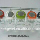Glass Spice Jar Set