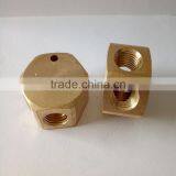 JD-2112 Female Brass 4 Way Cross Connector ,square Joint 4 Way Brass Fitting thumbnail-2
