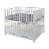 Europe Style Baby Cot Standard Size Wooden Baby Cot With Drawers thumbnail-2