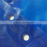 High Strength Cross Laminated Waterproof Blue Poly Sun Shelter Tarpaulin thumbnail-1