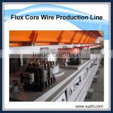 China supplier low carbon steel wire flux cored wire production line