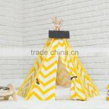 Wholesale Cotton Canvas Chevron Styles Pet Indoor Play Room Dog Tent thumbnail-3