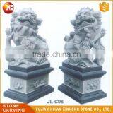 Chinese Marble Granite Foo Dog Statue Sale thumbnail-1