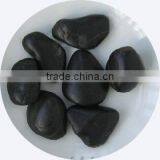 Black Polished Gravel Pebble Stone thumbnail-1