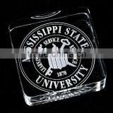 Solid Crystal Square Paperweight With Rounded Corners thumbnail-1