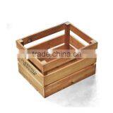 2016 Hot Sale Wholesale Factory Price Natural Wood Box Fruit Crate Wooden Vegetable Crates / Storage thumbnail-3