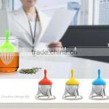 Original Design Stainless Steel Silicone Creative Tea Infusers The Gyro Design Tea Strainer thumbnail-4