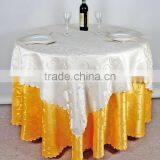 Double Layer Jacquard Table Cloth for Hotel Restaurant Weddings thumbnail-1