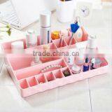 Wholesale Stock Small Order Desktop 15 Lattices Cosmetic Plastic Storage Box thumbnail-1