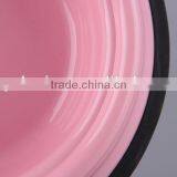 Plastic Slip-resistant Pet Bowl With Rubber Bottom/ Dog Bowl thumbnail-2