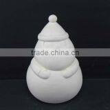 DIY Unpainted Ceramic Bisque Santa Claus Christmas Figurine thumbnail-1