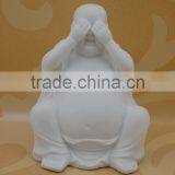 White Porcelain Buddha Statue Fragrance Oil Burner With Tealight Candle thumbnail-4