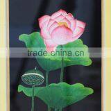 Vietnam Hand Embroidery Paintings, Wall Paintings, Lotus Embroidery Paintings thumbnail-6