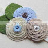 Hot New Bestselling Product Wholesale Handmade Quality A LA CARTE Felt Flowers Hair Headband Made in China thumbnail-1