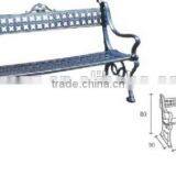 Outdoor Garden Bench With Cast Iron,Wooden Bench With Iron Legs thumbnail-4